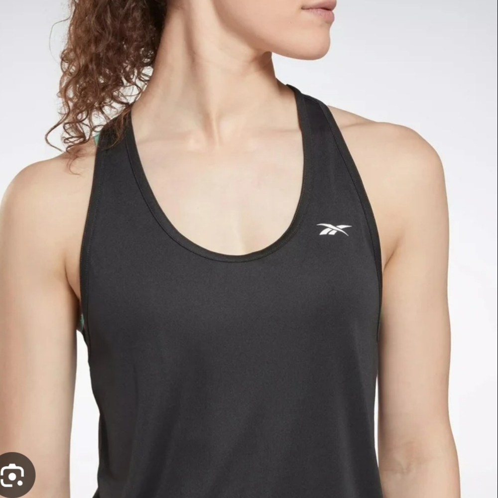 Reebok Charcoal BLACK Racerback Tank